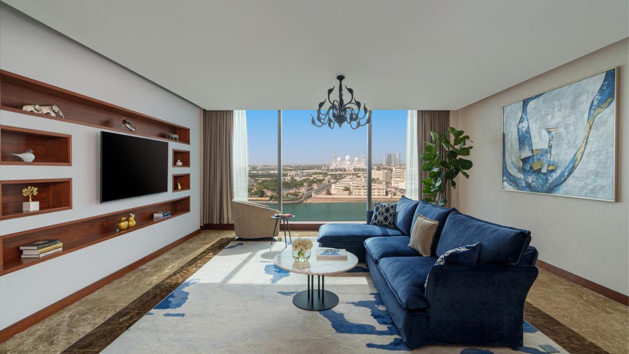 Fairmont Bab Al Bahr Hotel Abu Dhabi Bagian luar foto Living room